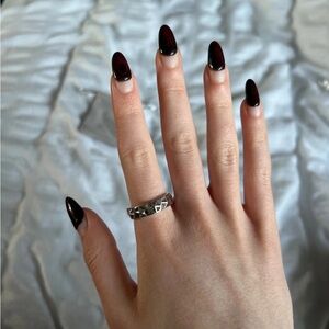 Sterling silver star ring